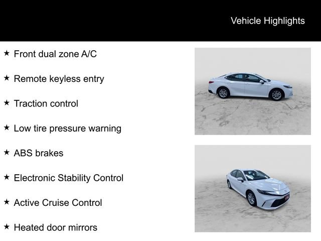 Certified 2025 Toyota Camry LE image 6