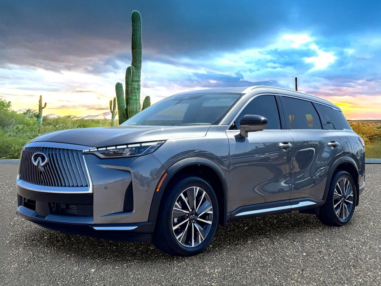 Certified 2026 INFINITI QX60 Luxe w/ Family Package FWD image 2