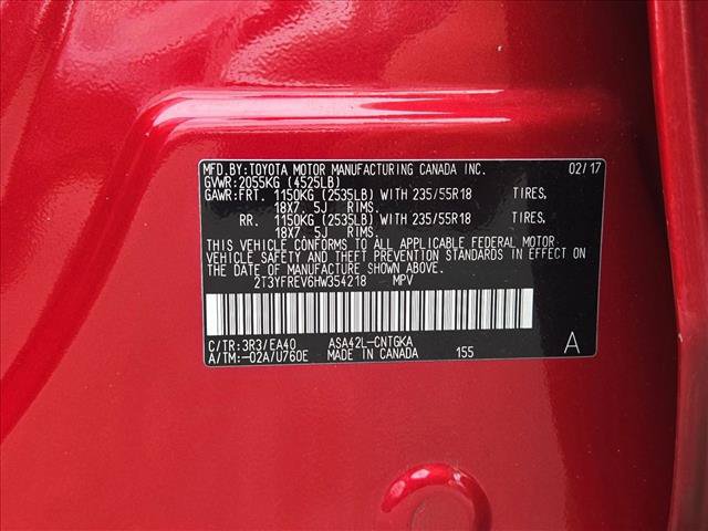 Used 2017 Toyota RAV4 Limited w/ Advanced Technology Package FWD image 25