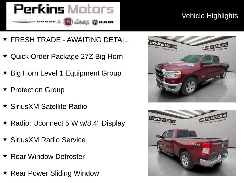 Used 2024 RAM 1500 Big Horn w/ Trailer Tow Group AWD/4WD image 7