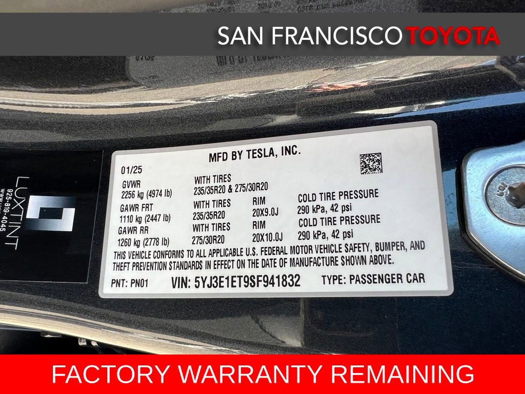 Used 2025 Tesla Model 3 Performance AWD/4WD image 38
