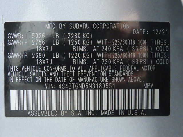 Used 2022 Subaru Outback Limited XT w/ Tech Package 2 image 36