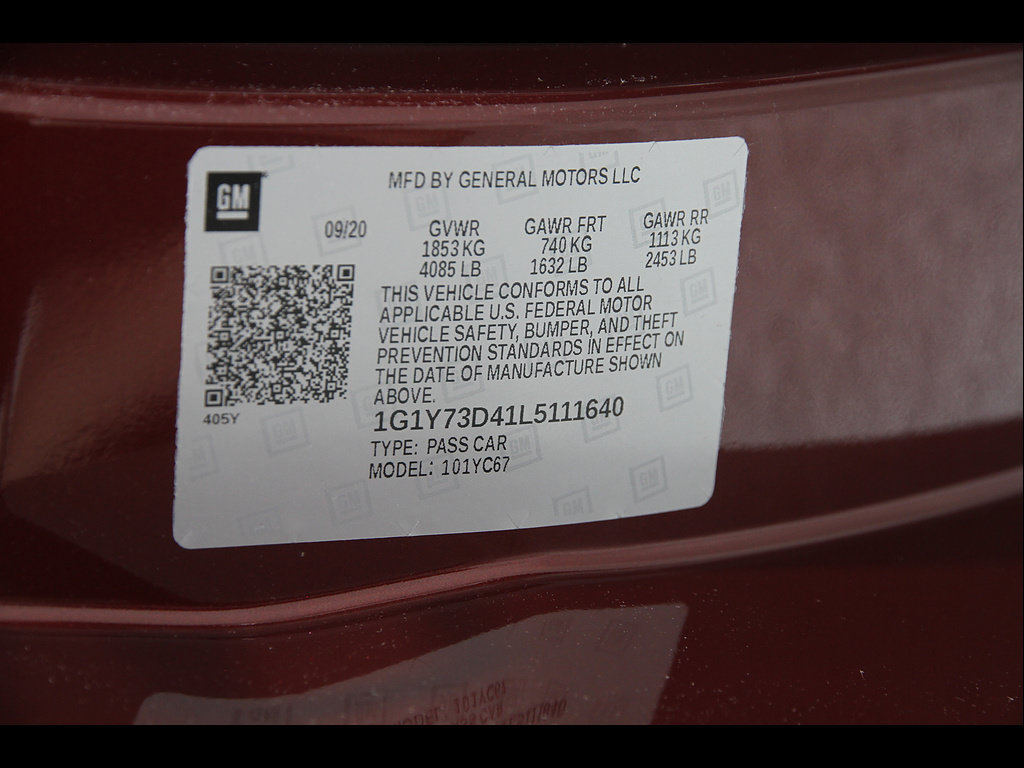 Used 2020 Chevrolet Corvette Stingray Preferred Conv w/ 2LT Preferred Equipment Group RWD image 28