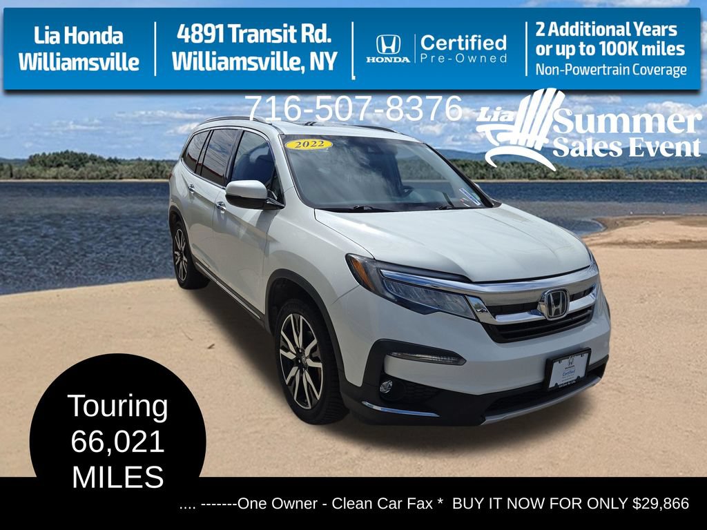 Certified 2022 Honda Pilot Touring
