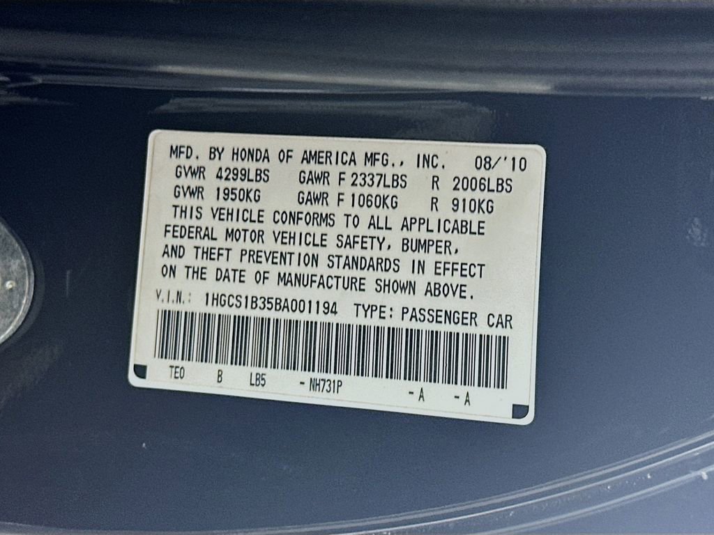 Used 2011 Honda Accord LX-S image 33