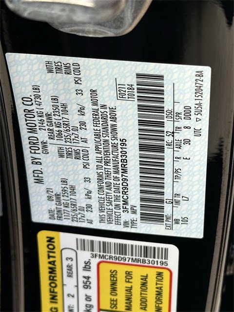 Used 2021 Ford Bronco Sport Badlands image 34