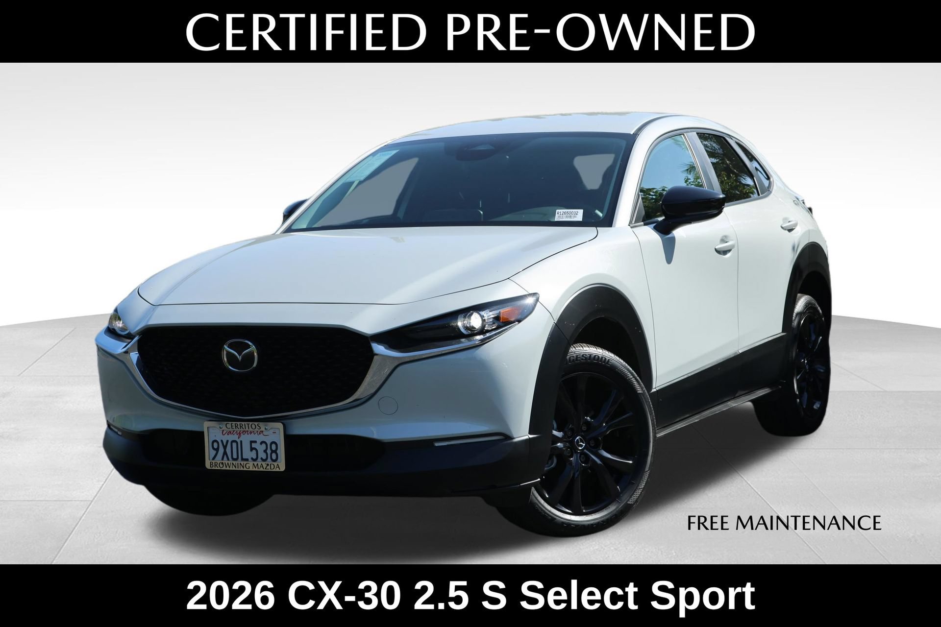 Certified 2026 MAZDA CX-30 AWD 2.5 S w/ Select Sport Pkg