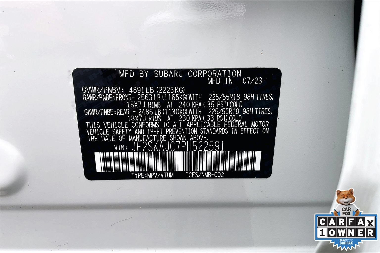 Certified 2023 Subaru Forester Sport w/ Popular Package #3 AWD/4WD image 33