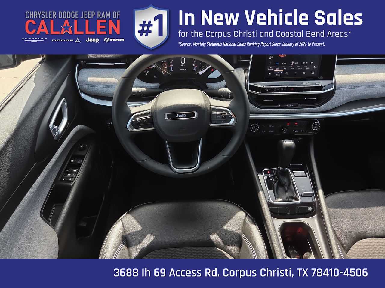 Used 2025 Jeep Compass Latitude w/ Sun & Sound Group AWD/4WD image 24