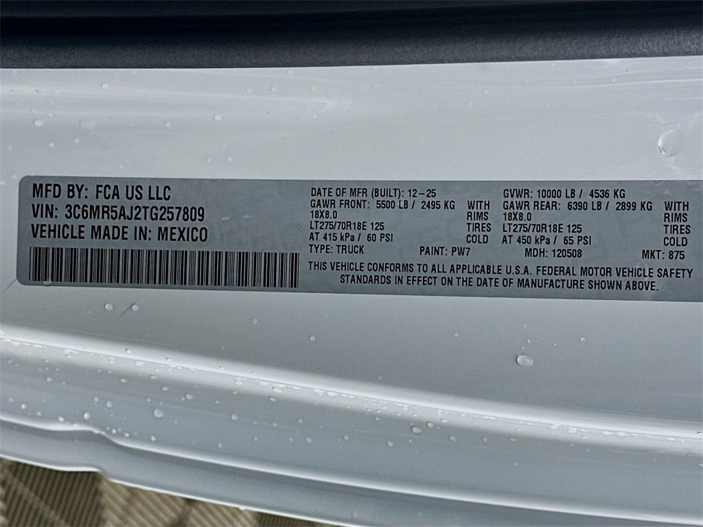 New 2026 RAM 2500 Tradesman image 19