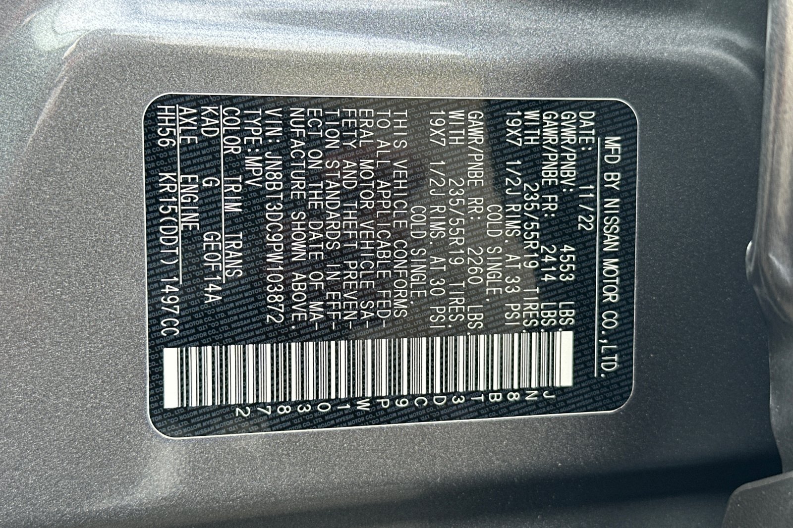 Used 2023 Nissan Rogue Platinum w/ Platinum Premium Package FWD image 28