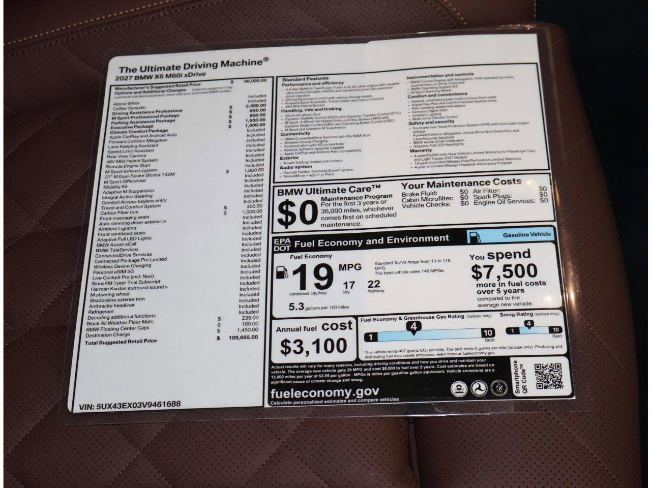 New 2027 BMW X6 M60i AWD/4WD image 24