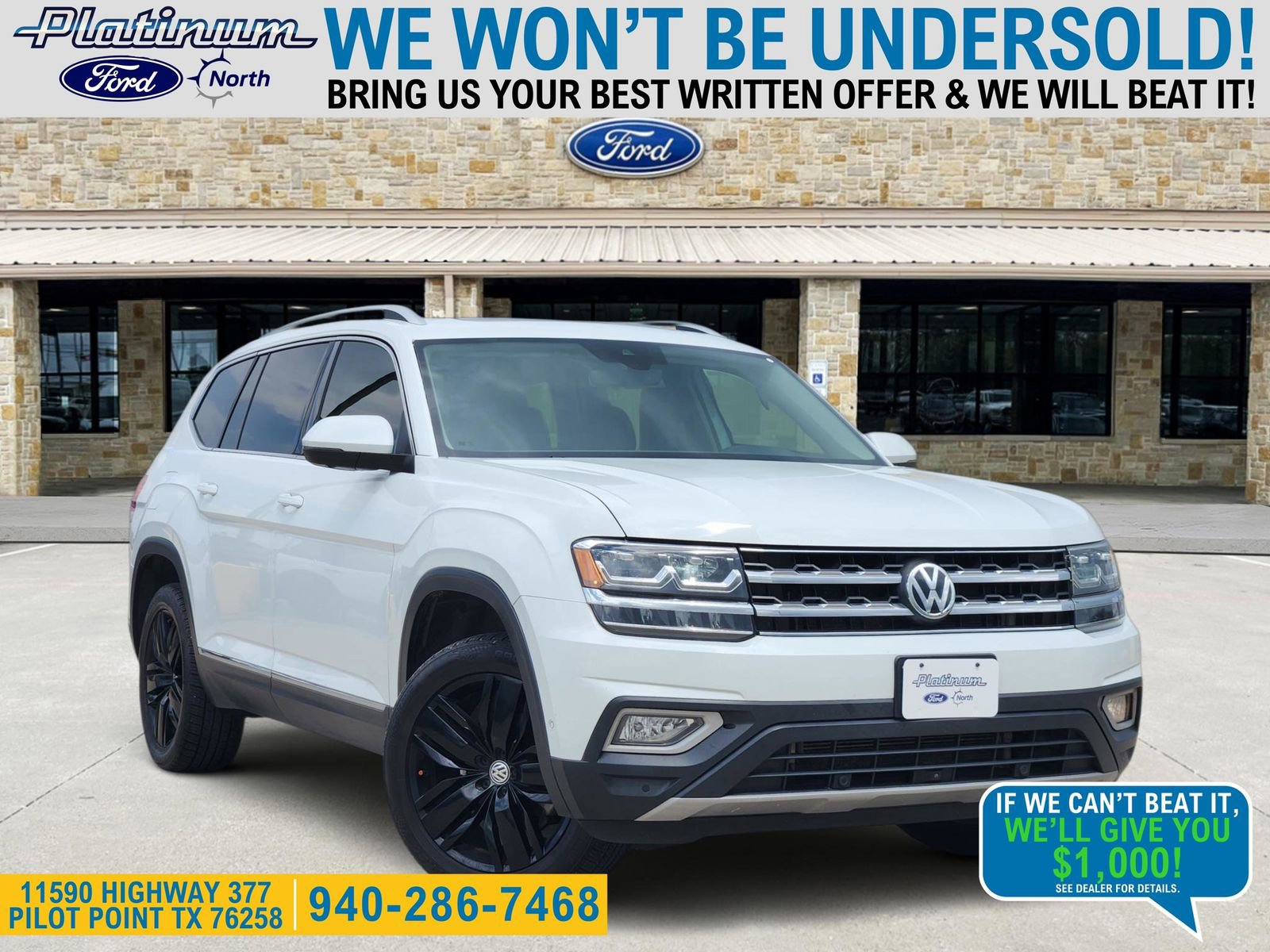 Used 2019 Volkswagen Atlas SEL Premium