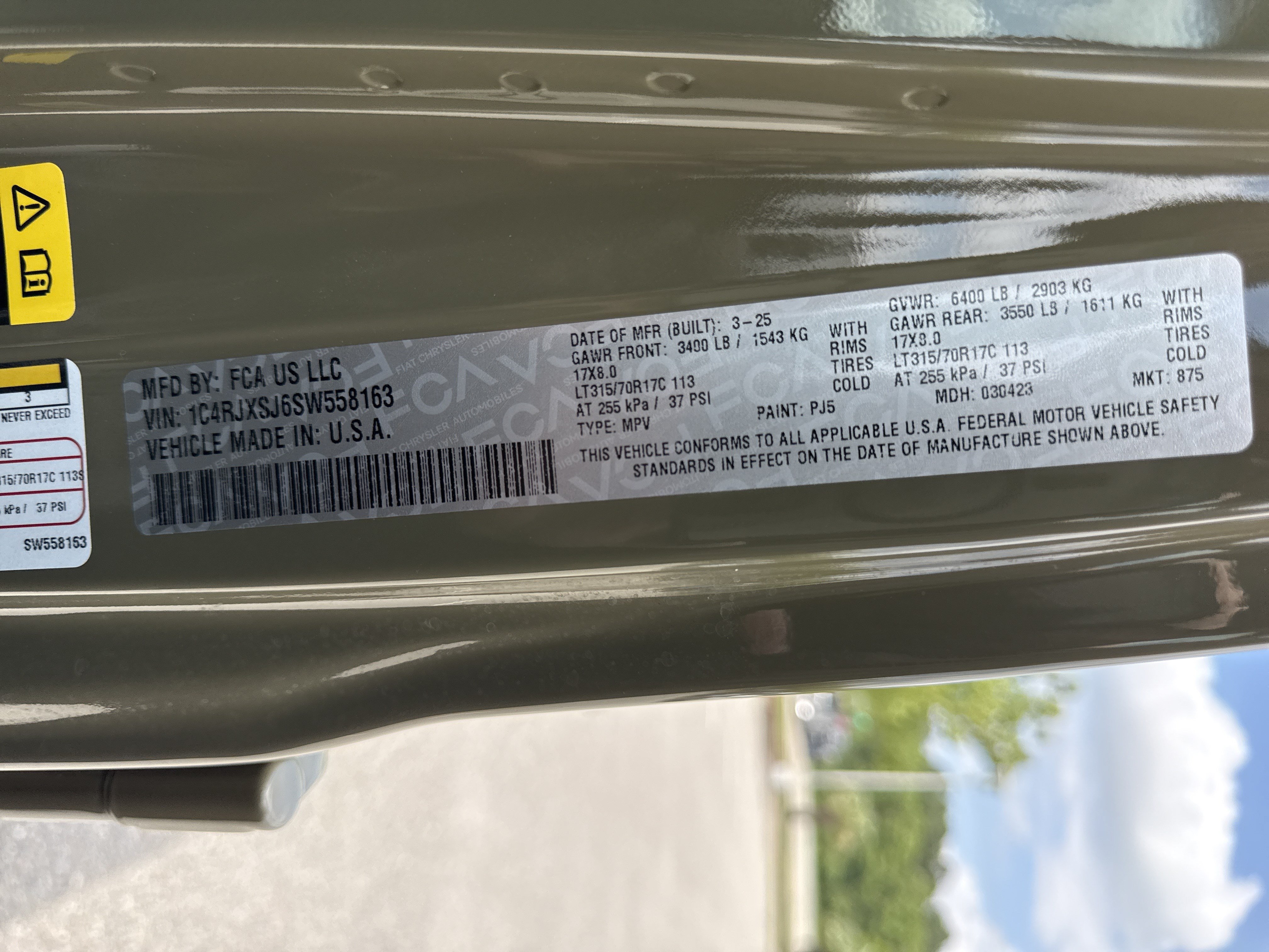 Certified 2025 Jeep Wrangler Unlimited Rubicon 392 AWD/4WD image 34