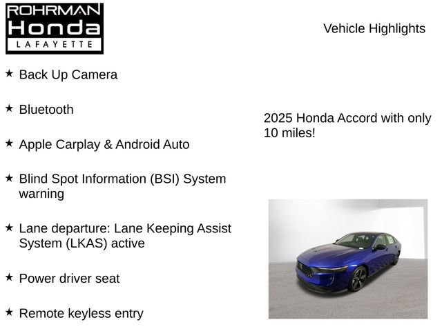 New 2025 Honda Accord Sport image 7