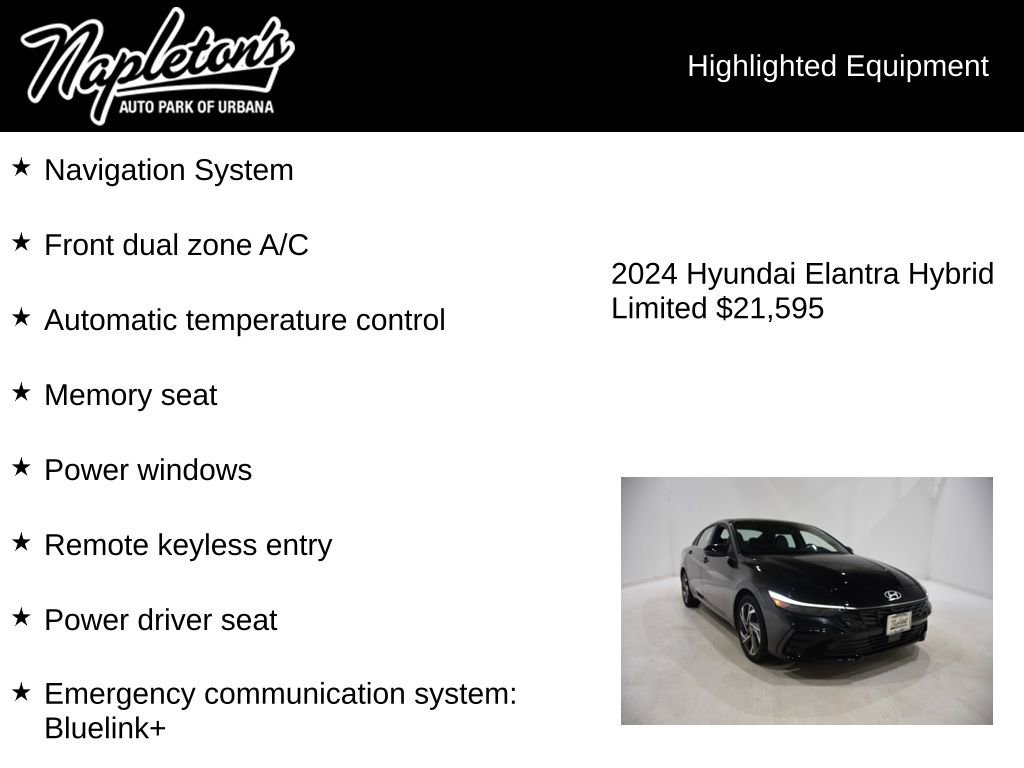 Used 2024 Hyundai Elantra Limited image 15