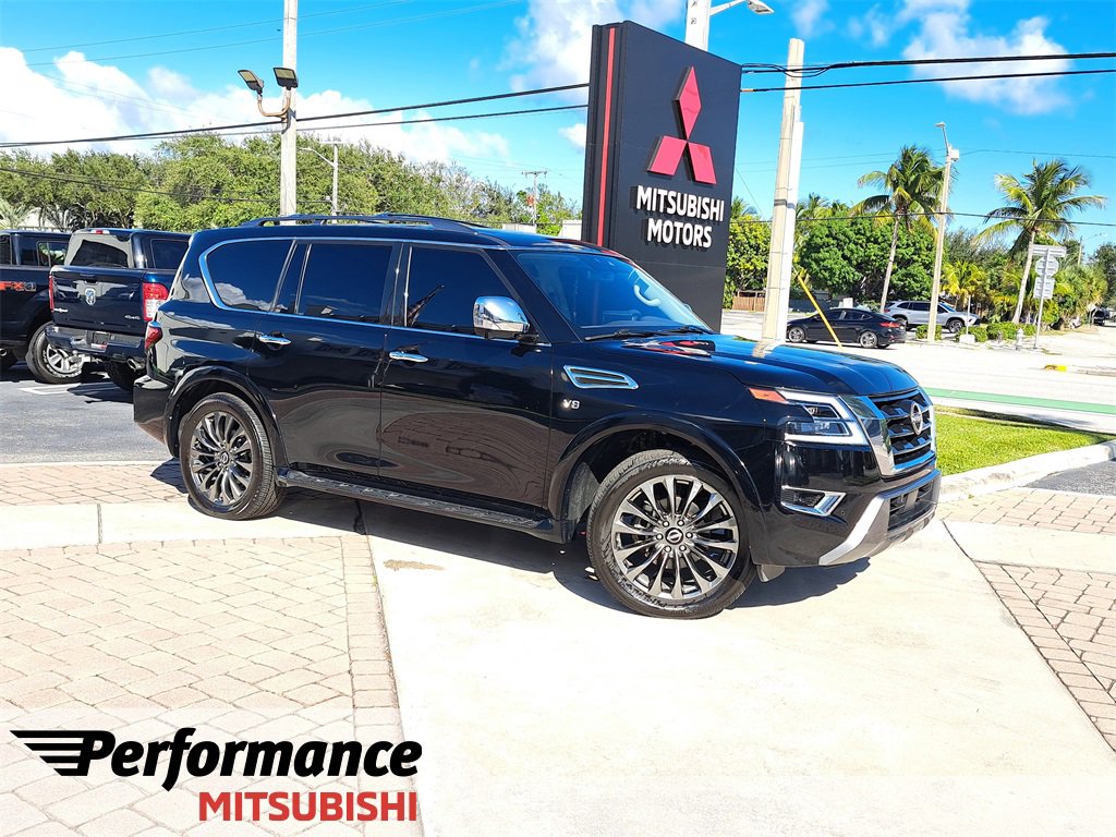 Used 2022 Nissan Armada Platinum w/ Captain's Chairs Package