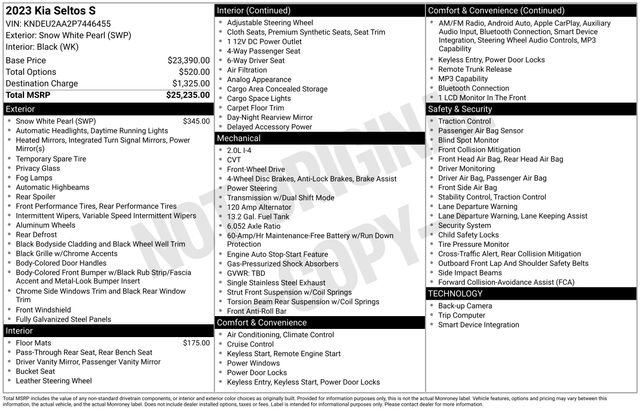 Used 2023 Kia Seltos S image 13