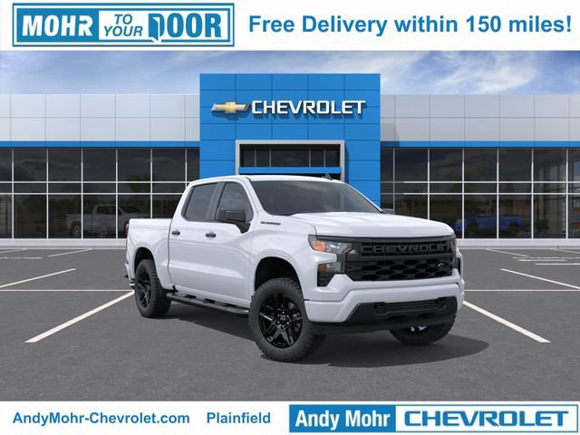 New 2026 Chevrolet Silverado 1500 Custom w/ Turbomax Blackout Package AWD/4WD image 2
