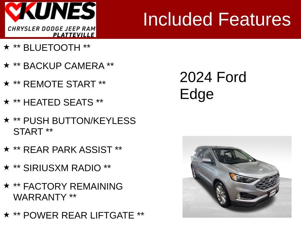 Used 2024 Ford Edge Titanium image 2
