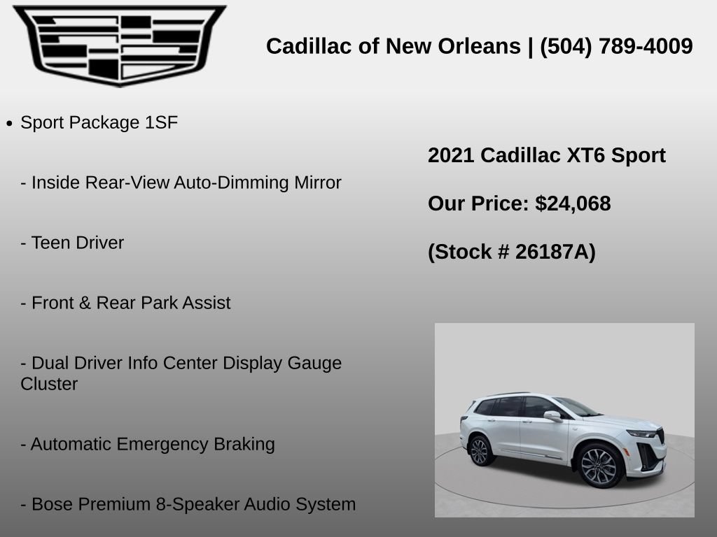 Used 2021 Cadillac XT6 Sport AWD/4WD image 7