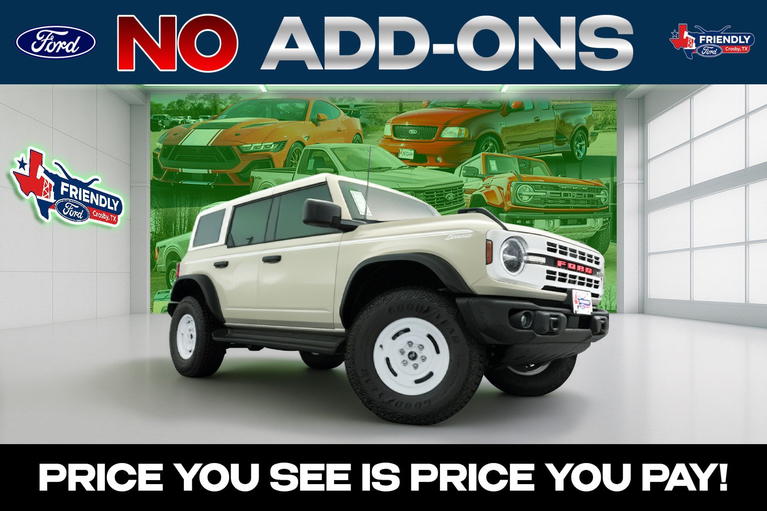 New 2026 Ford Bronco Heritage Edition AWD/4WD image 1