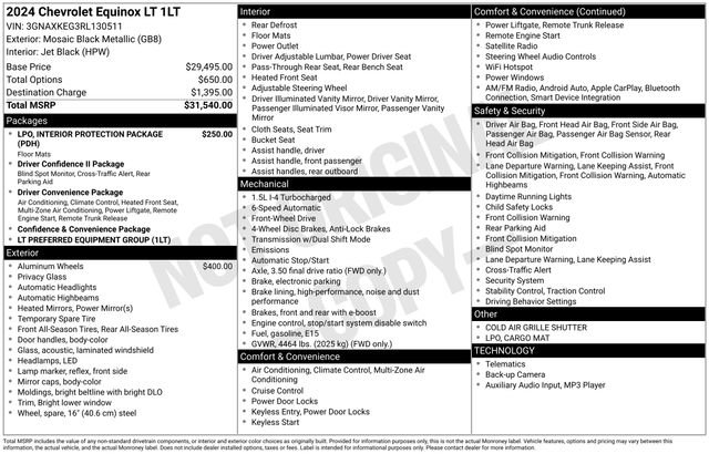 Used 2024 Chevrolet Equinox LT image 31