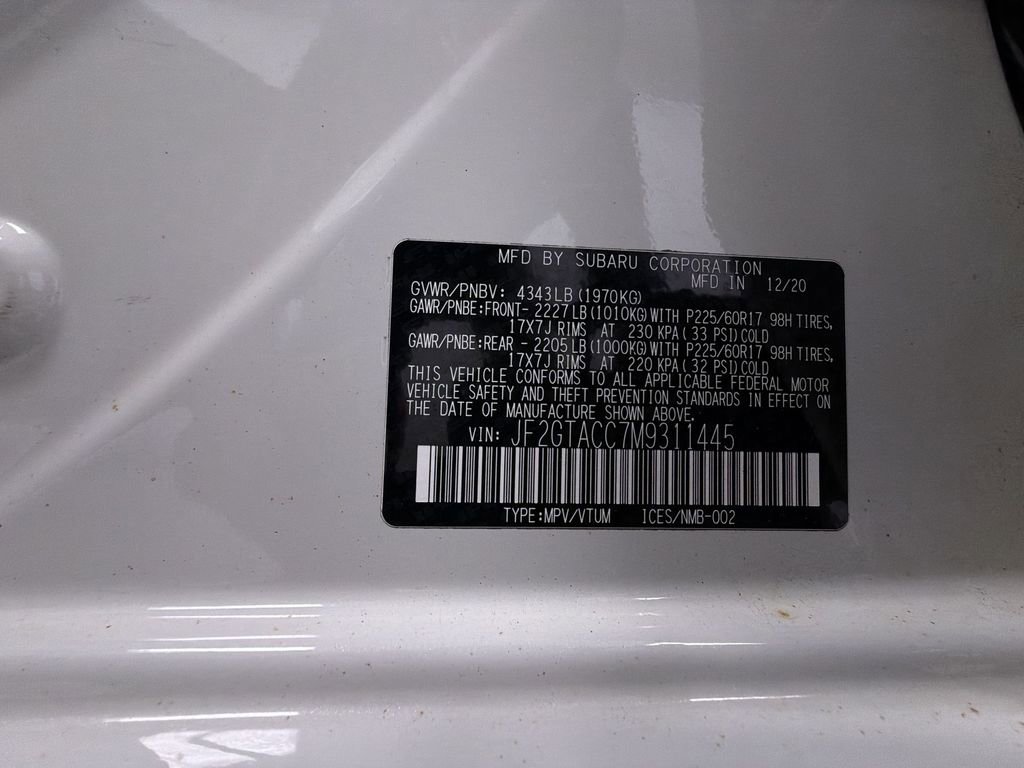 Used 2021 Subaru Crosstrek 2.0i Premium image 14