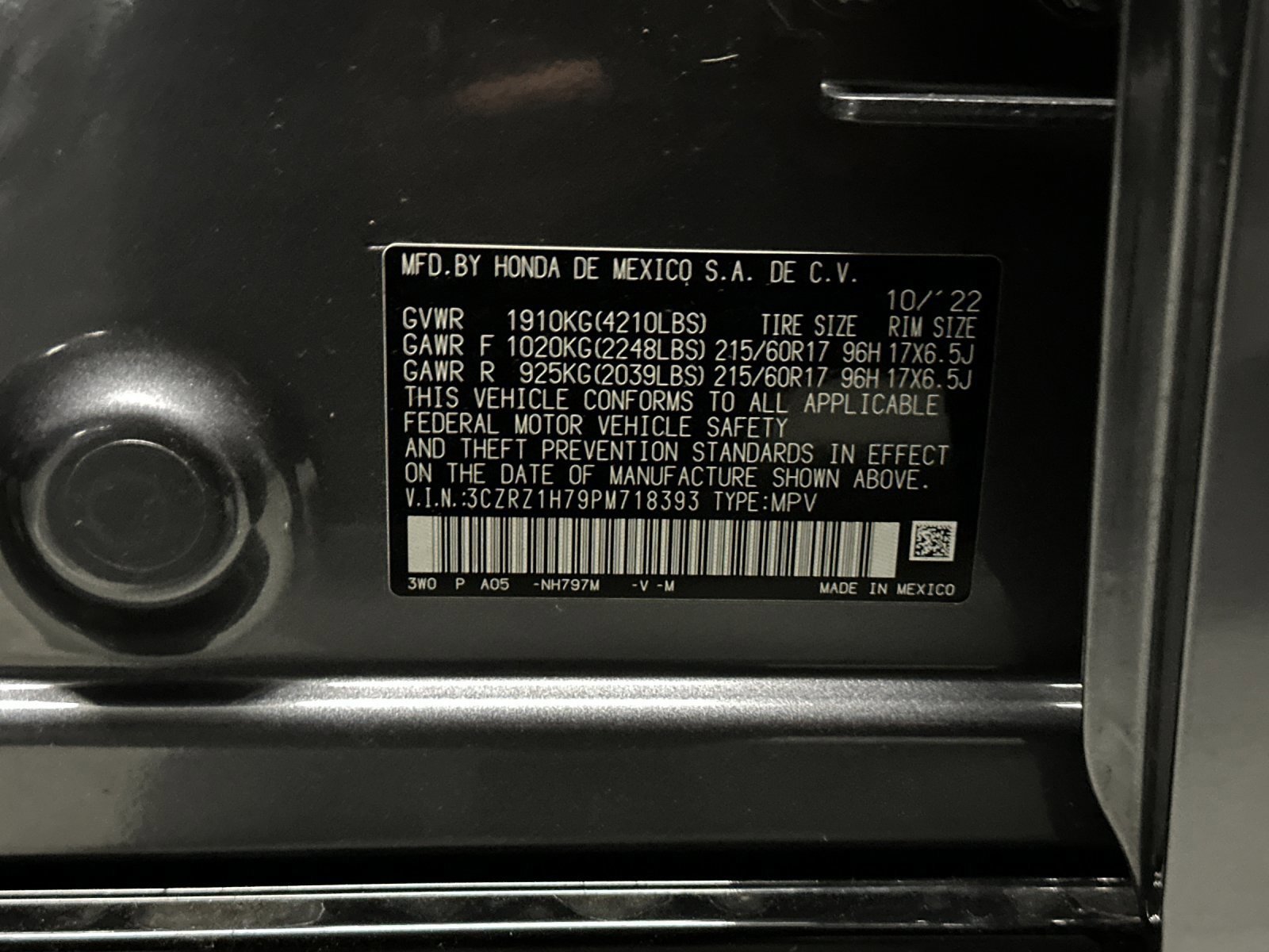 Used 2023 Honda HR-V EX-L image 27