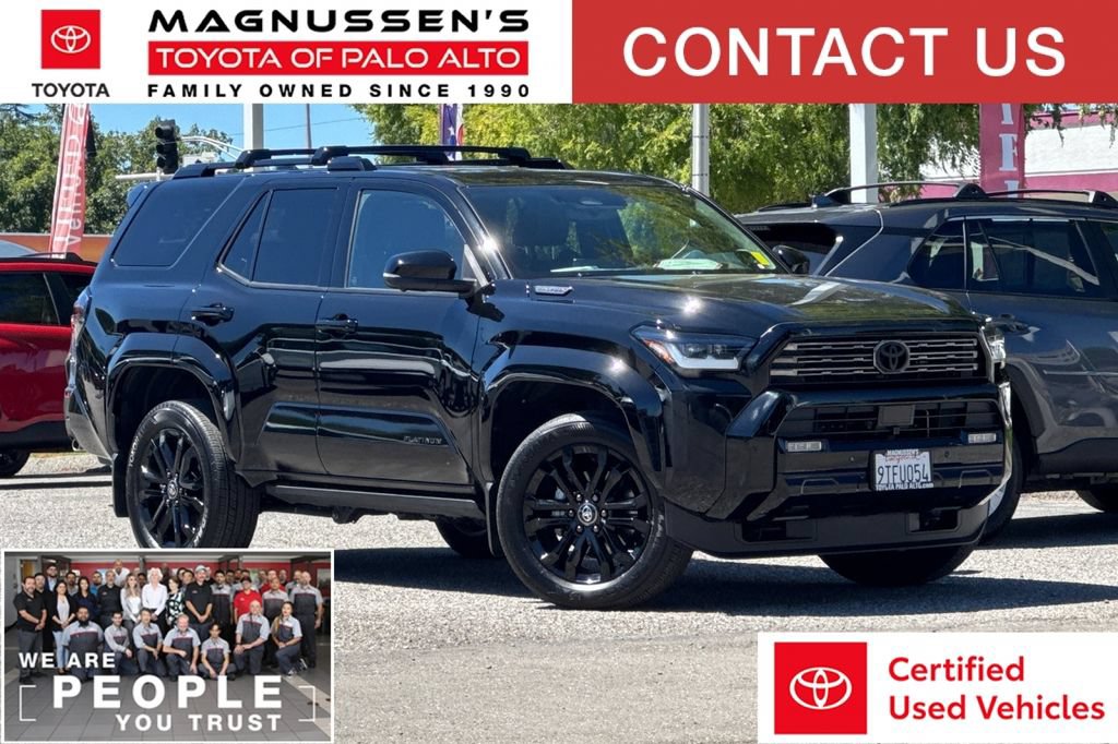 Certified 2025 Toyota 4Runner Platinum