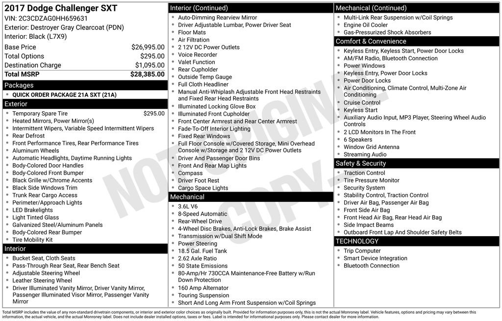 Used 2017 Dodge Challenger SXT image 32