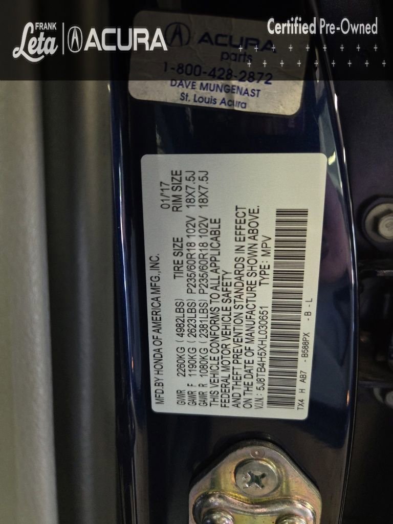 Used 2017 Acura RDX w/ Technology Package image 26