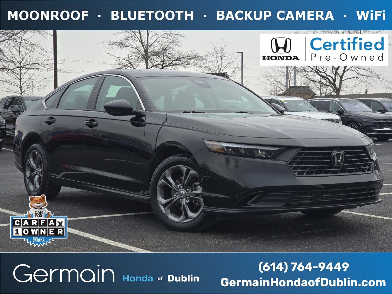 Certified 2023 Honda Accord EX image 1