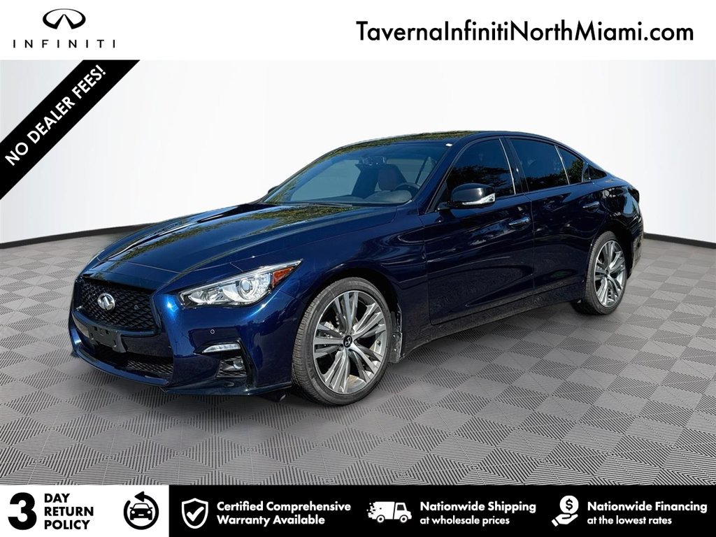 Certified 2023 INFINITI Q50 Sensory