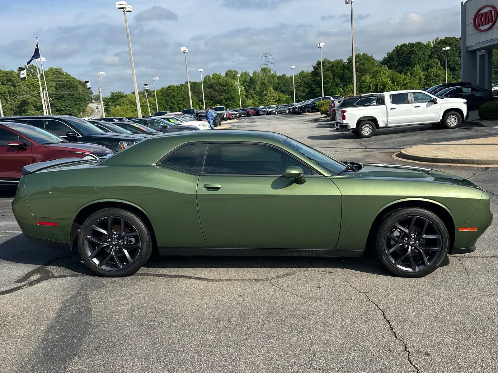 Used 2023 Dodge Challenger SXT w/ Blacktop Package RWD image 2