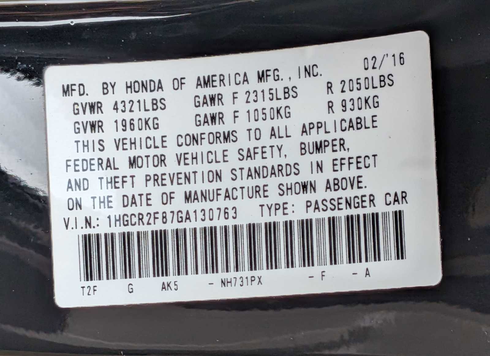 Used 2016 Honda Accord EX-L image 31