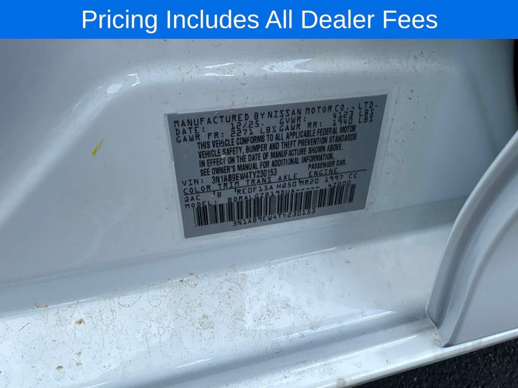 New 2026 Nissan Sentra SL w/ Floor Mat Package FWD image 21