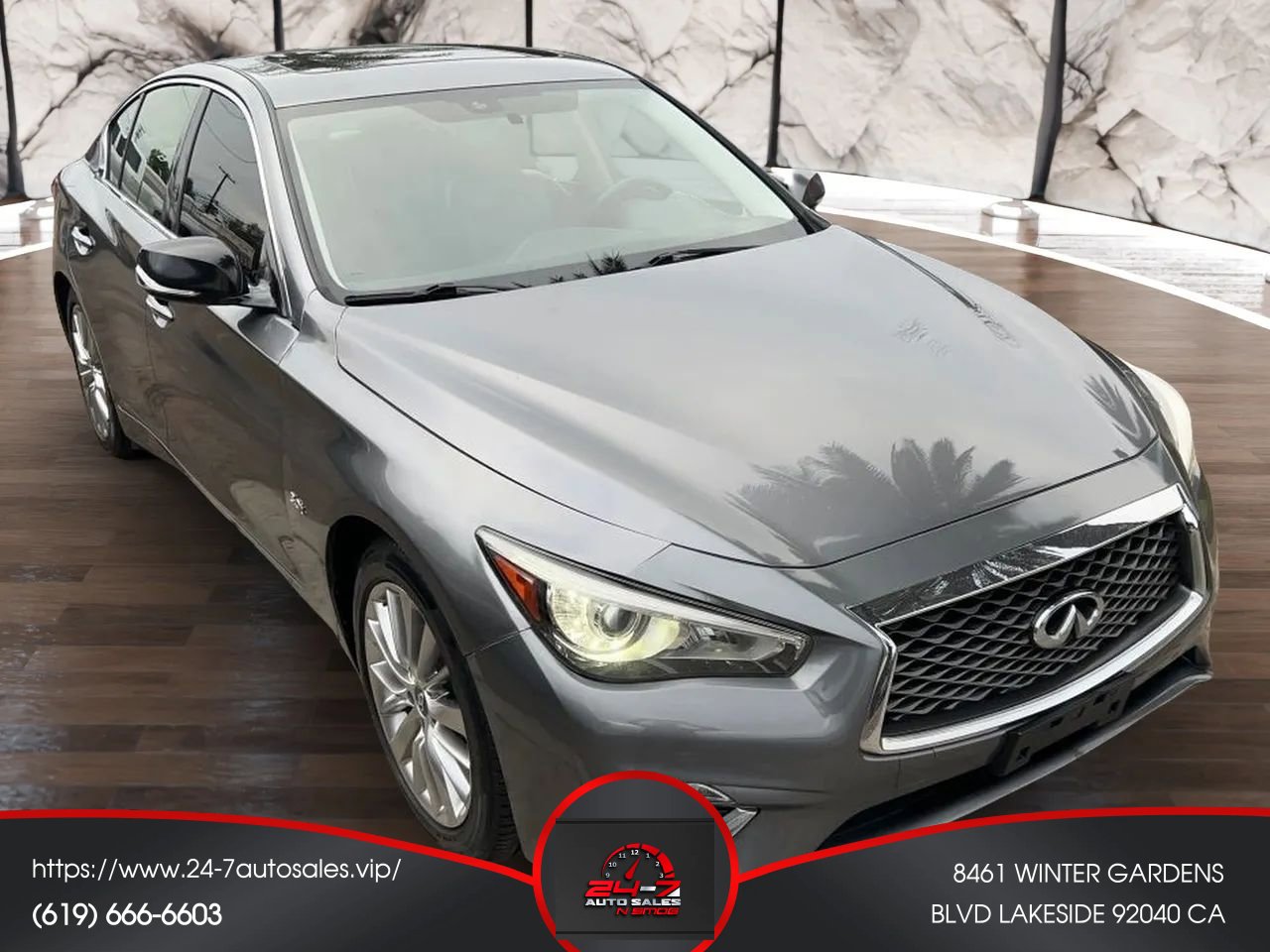 Used 2019 INFINITI Q50 Luxe AWD/4WD image 7