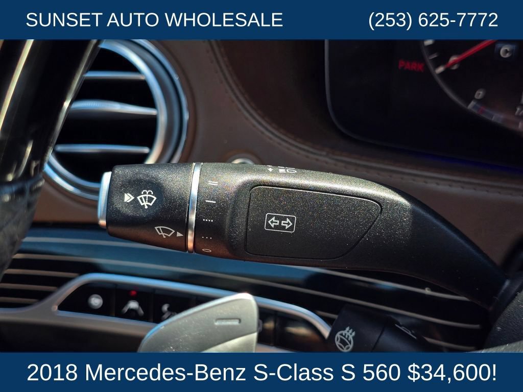 Used 2018 Mercedes-Benz S 560 Sedan w/ Premium Package image 37