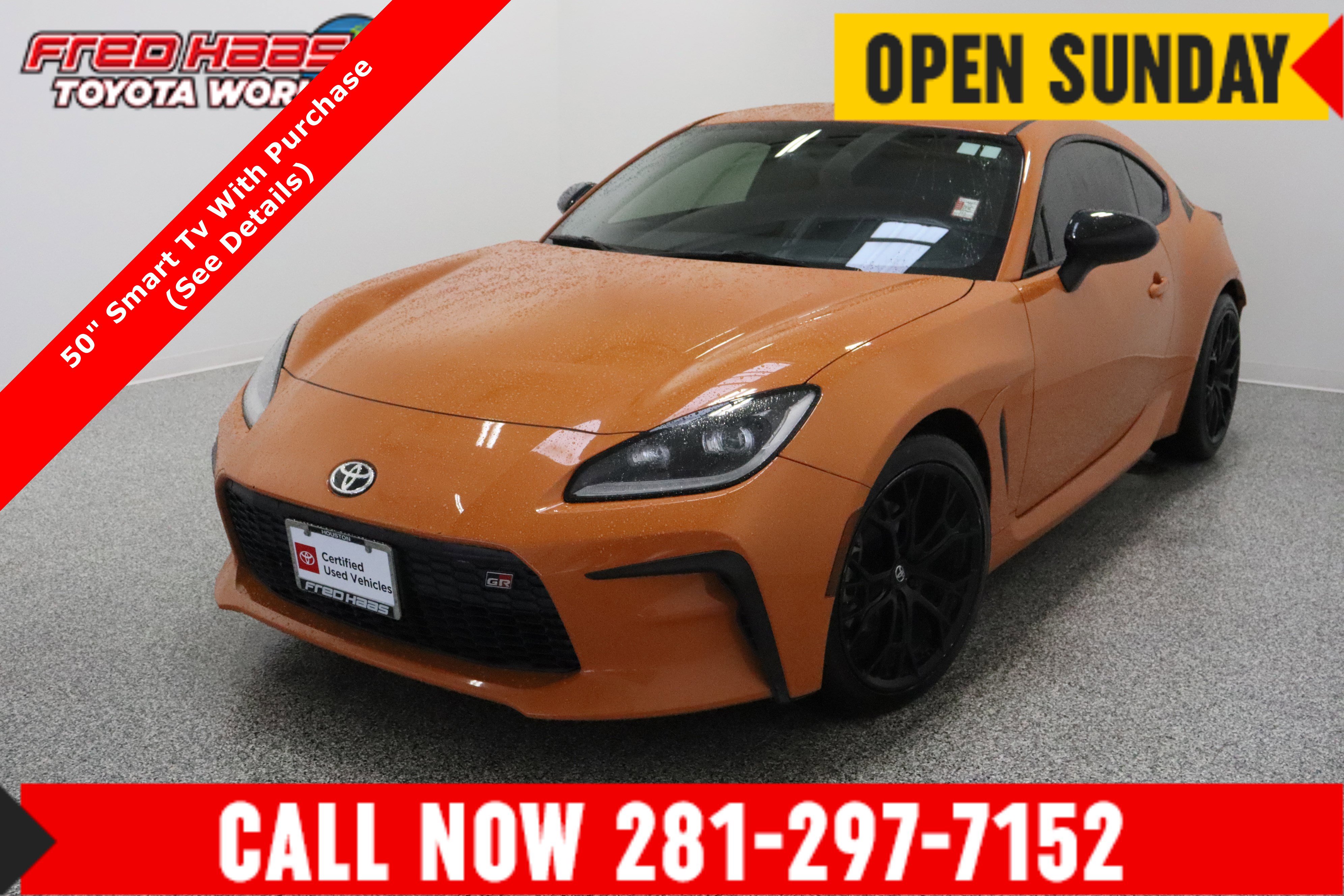Certified 2023 Toyota GR86 10th Anniversary SE RWD image 1