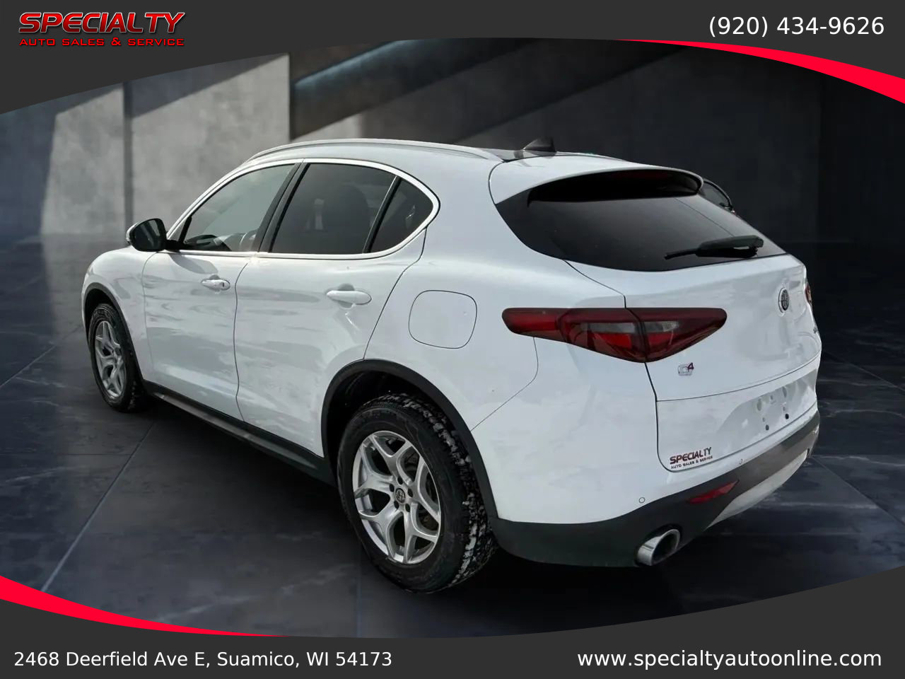 Used 2020 Alfa Romeo Stelvio Sport Utility 4D w/ Cold Weather Package image 8