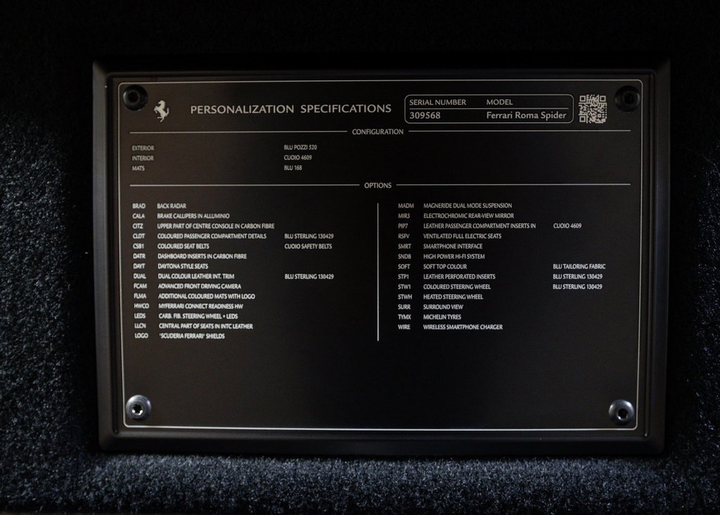 Certified 2024 Ferrari Roma Spider image 30