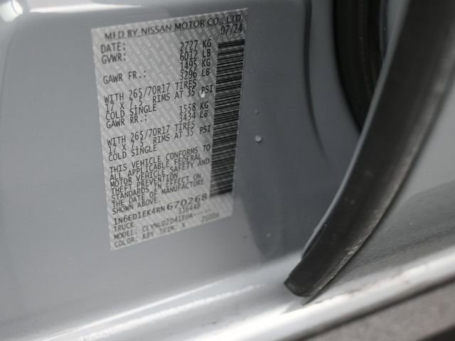 Used 2024 Nissan Frontier PRO-4X w/ Off-Road Protection Package image 18