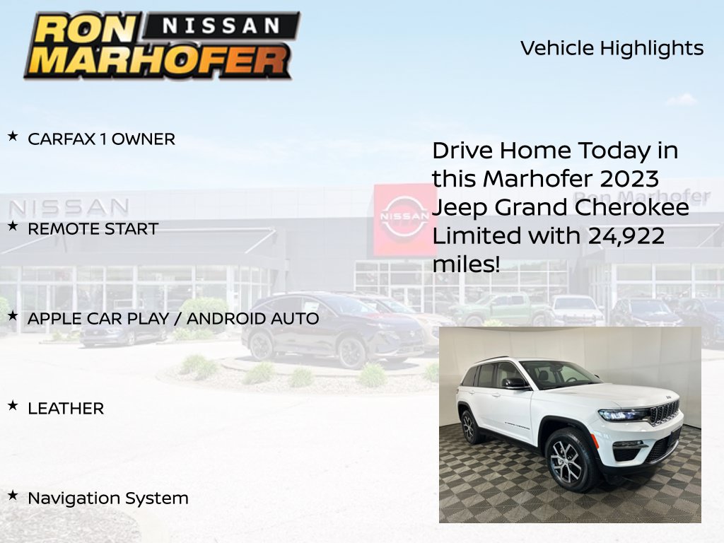Used 2023 Jeep Grand Cherokee Limited AWD/4WD image 14