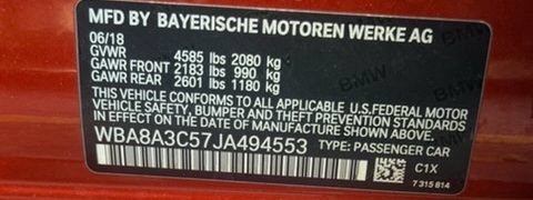 Used 2018 BMW 320i xDrive Sedan w/ Convenience Package AWD/4WD image 5