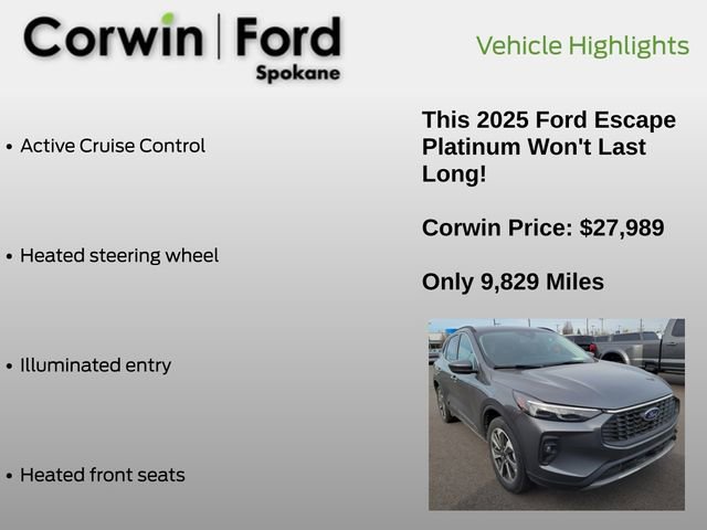 Used 2025 Ford Escape Platinum image 12