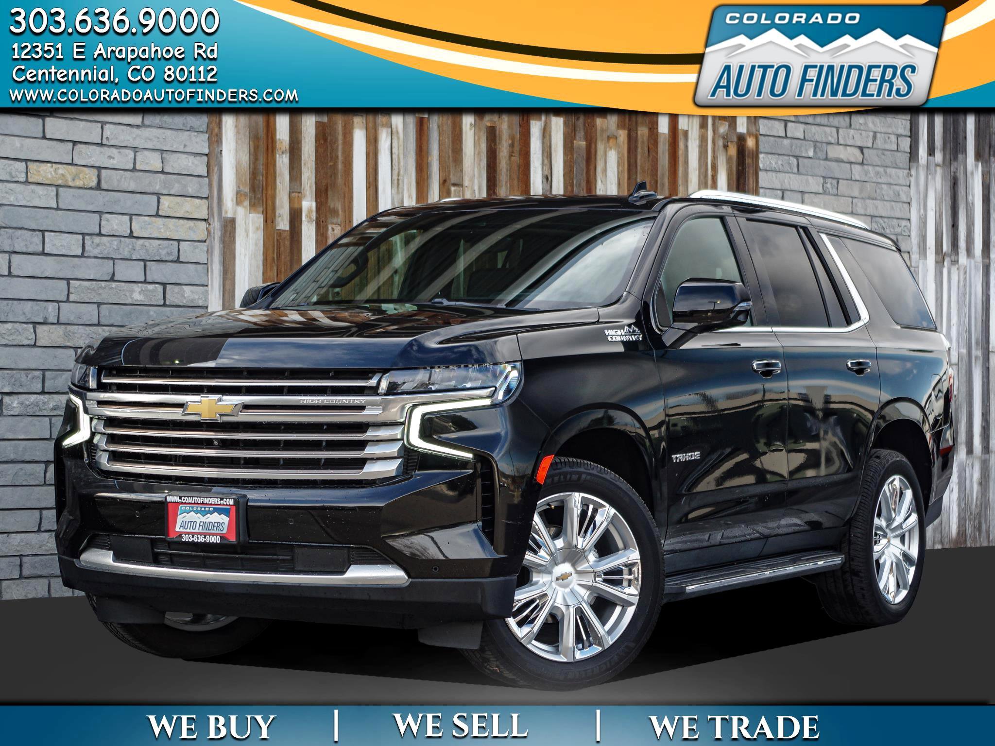Used 2021 Chevrolet Tahoe High Country
