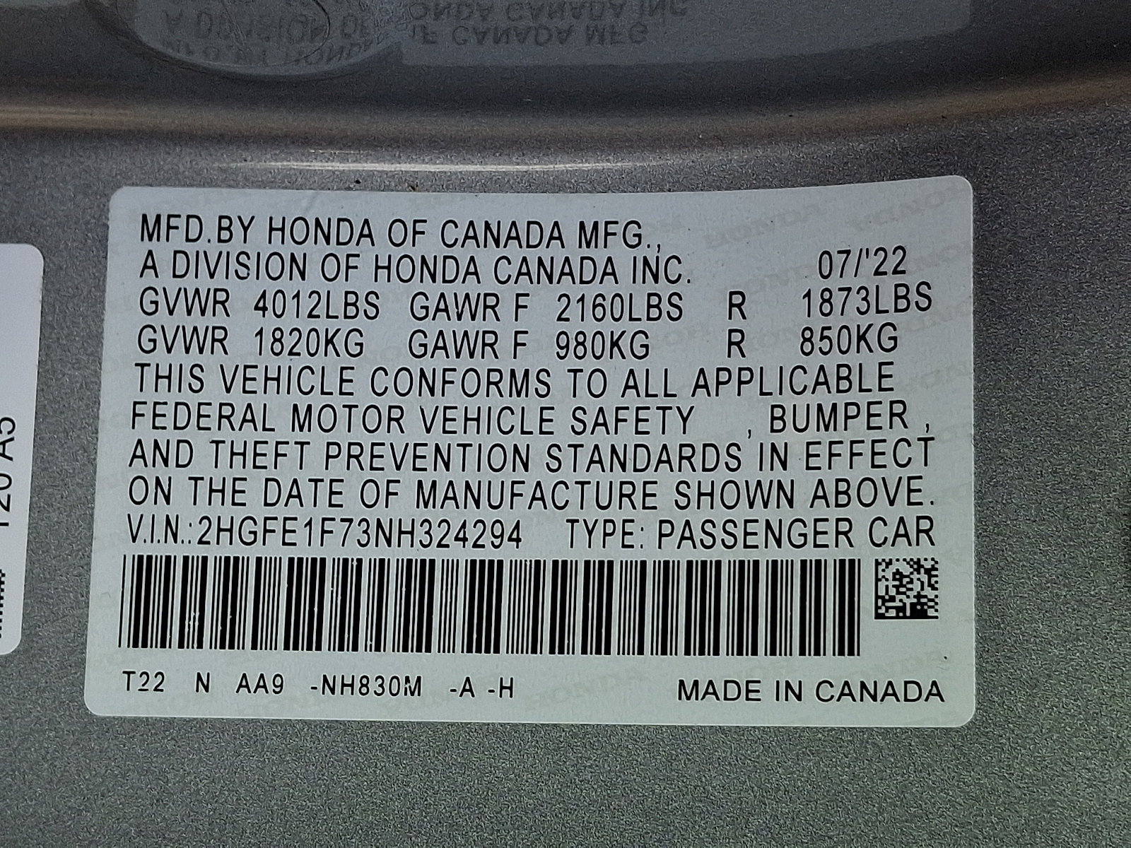 Used 2022 Honda Civic EX image 26