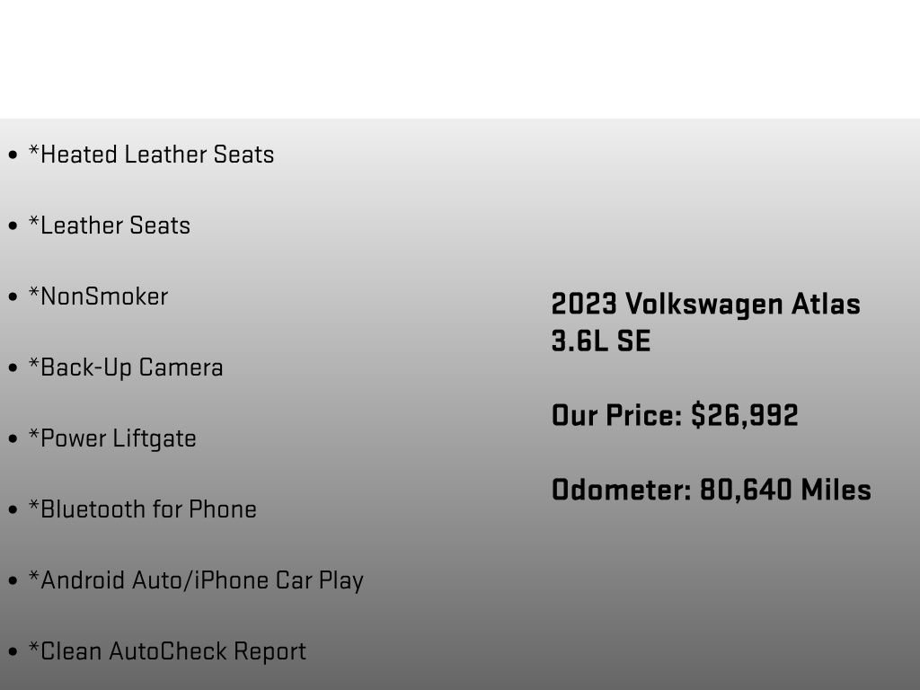 Used 2023 Volkswagen Atlas SE AWD/4WD image 6