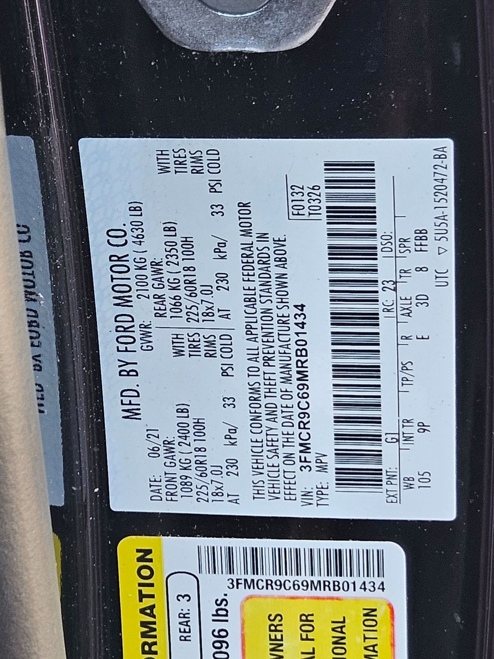 Used 2021 Ford Bronco Sport Outer Banks AWD/4WD image 16
